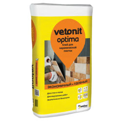 Vetonit Optima 25 кг (Клей для плитки)