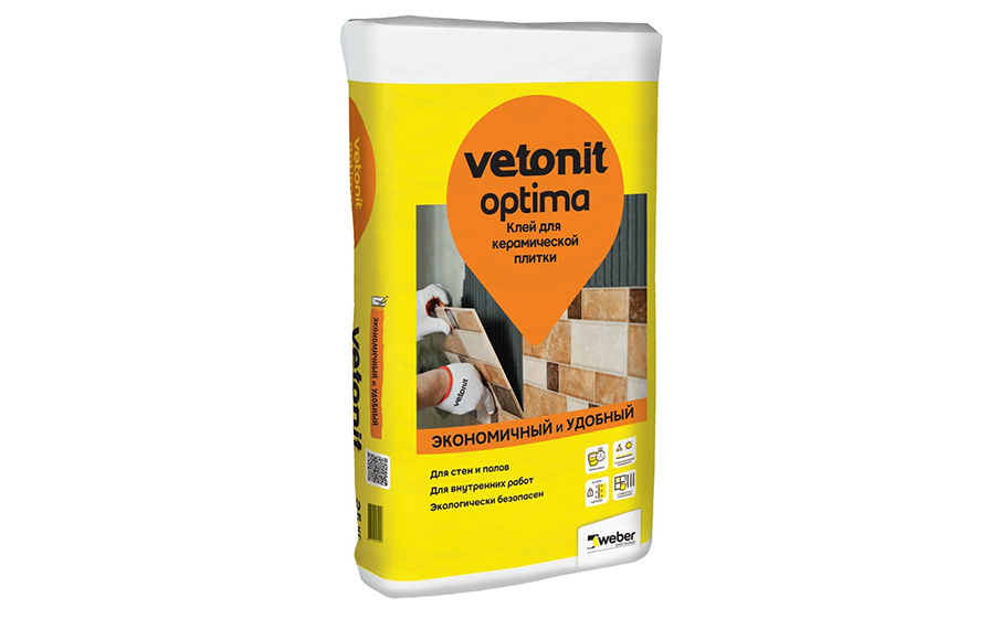 Vetonit Optima 25 кг (Клей для плитки)