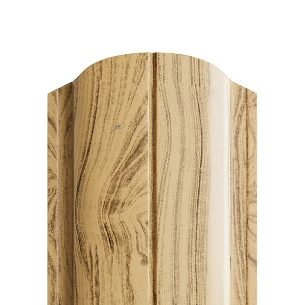 Штакетник металлический МП ELLIPSE 19х126 ECOSTEEL